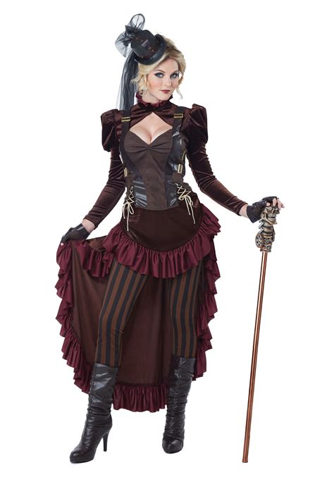 steampunk woman costume|victorian steampunk outfits.